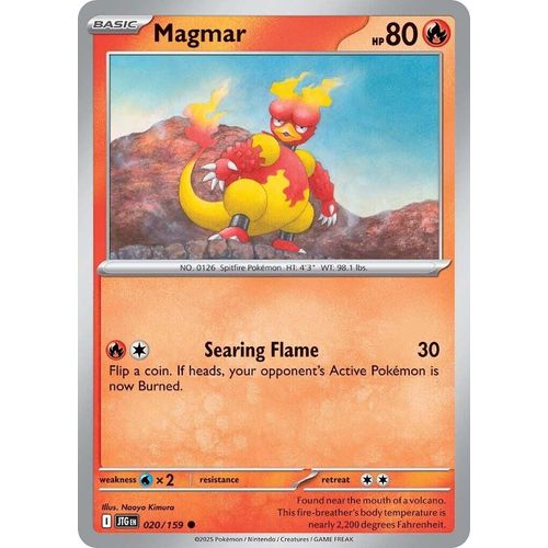 Magmar (020/159) (SV09: Journey Together) - PokéBox Australia