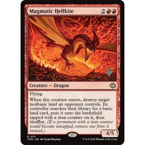 Magmatic Hellkite (111) (Promo Pack: Tarkir: Dragonstorm) - PokéBox Australia