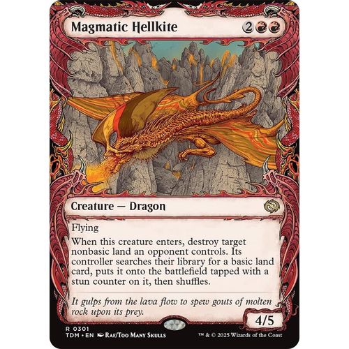 Magmatic Hellkite (Showcase) (301) (Tarkir: Dragonstorm) - PokéBox Australia