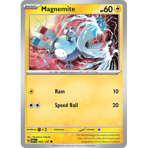 Magnemite (063/197) [SV03: Obsidian Flames] - PokéBox Australia