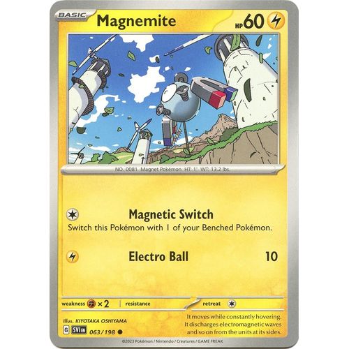 Magnemite (063/198) [SV01: Scarlet & Violet Base Set] - PokéBox Australia