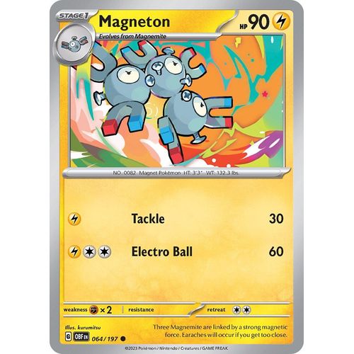 Magneton (064/197) [SV03: Obsidian Flames] - PokéBox Australia