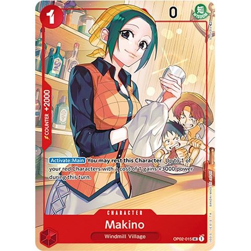 Makino (Japanese 1st Anniversary Set) (OP02 - 015) [One Piece Promotion Cards] - PokéBox Australia