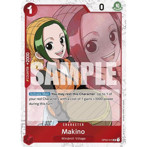 Makino (Jolly Roger Foil) (OP02 - 015) [Premium Booster - The Best - ] - PokéBox Australia