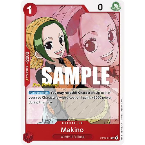 Makino (OP02 - 015) [Paramount War Pre - Release Cards] - PokéBox Australia