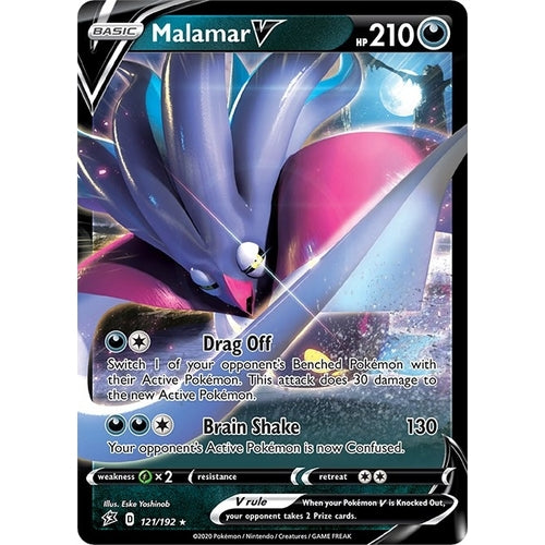 Malamar V (121/192) (SWSH02: Rebel Clash) - PokéBox Australia