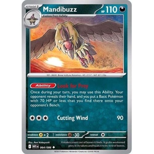 Mandibuzz (064/086) (SV: White Flare) - PokéBox Australia