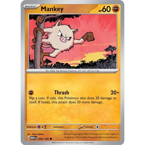Mankey (056/165) [SV: Scarlet & Violet 151] - PokéBox Australia