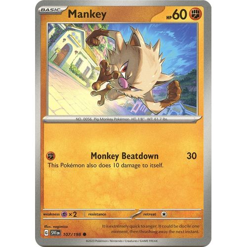 Mankey (107/198) [SV01: Scarlet & Violet Base Set] - PokéBox Australia