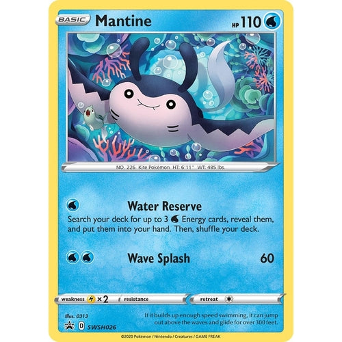 Mantine - SWSH026 (SWSH026) (SWSH: Sword & Shield Promo Cards) - PokéBox Australia