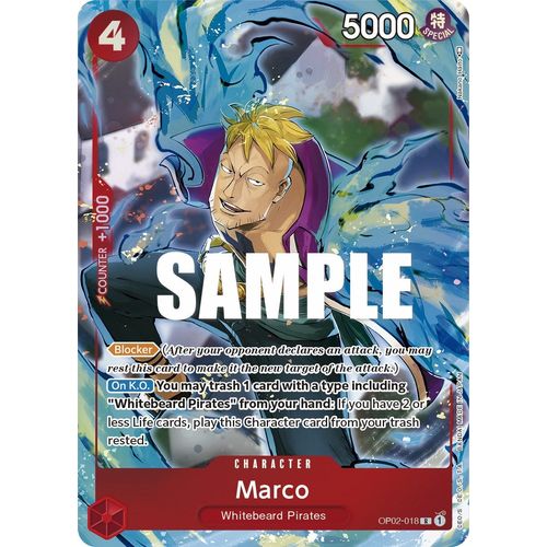 Marco (Alternate Art) (OP02 - 018) [Paramount War] - PokéBox Australia