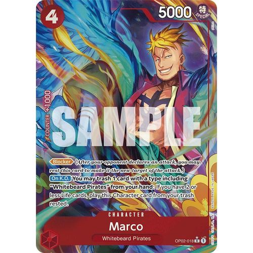 Marco (Alternate Art) (OP02 - 018) [Premium Booster - The Best - ] - PokéBox Australia