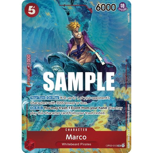 Marco (Alternate Art) (OP03 - 013) [Pillars of Strength] - PokéBox Australia