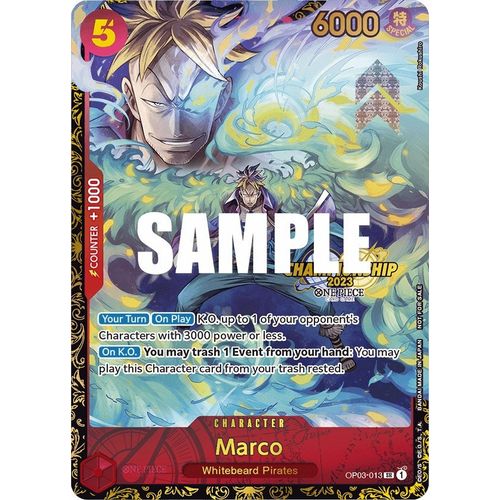 Marco (Championship 2023) (OP03 - 013) [One Piece Promotion Cards] - PokéBox Australia