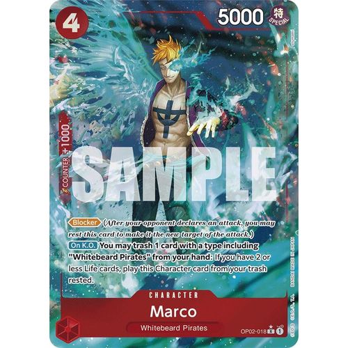 Marco (Full Art) (OP02 - 018) [Premium Booster - The Best - ] - PokéBox Australia