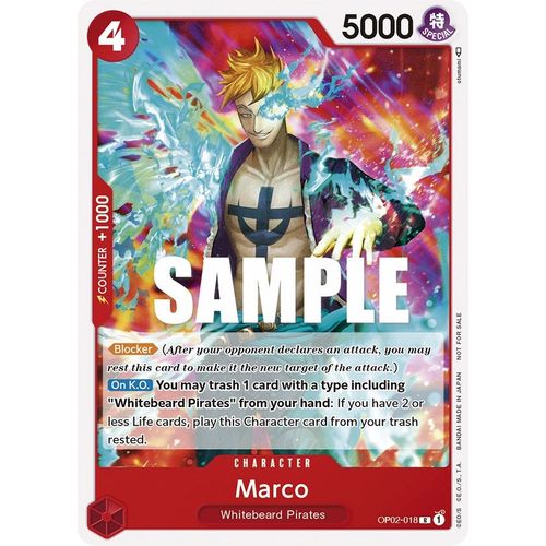 Marco (Promotion Pack 2023) (OP02 - 018) [One Piece Promotion Cards] - PokéBox Australia