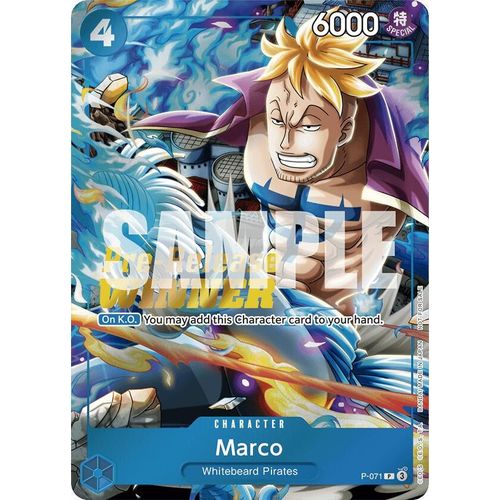 Marco (Two Legends Pre - Release Winner) (P - 071) [One Piece Promotion Cards] - PokéBox Australia