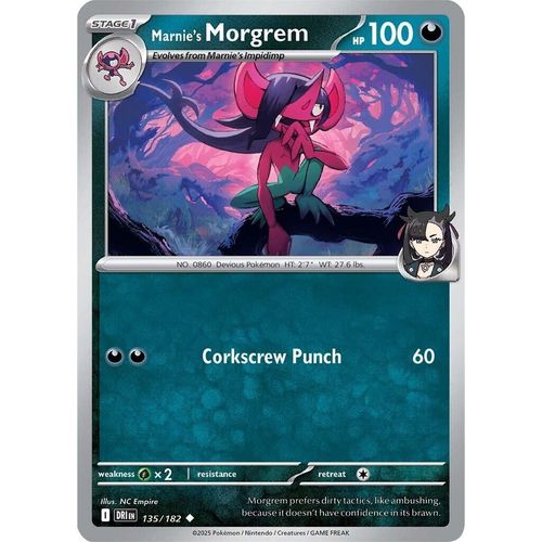 Marnie's Morgrem (135/182) (SV10: Destined Rivals) - PokéBox Australia