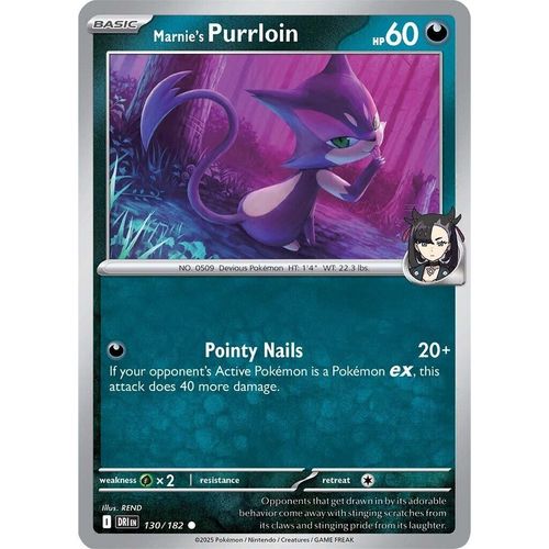 Marnie's Purrloin (130/182) (SV10: Destined Rivals) - PokéBox Australia