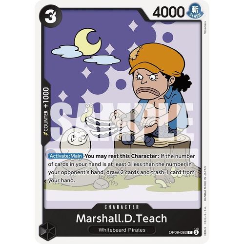 Marshall.D.Teach (092) (OP09 - 092) [Emperors in the New World] - PokéBox Australia