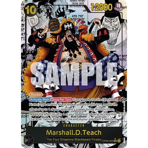 Marshall.D.Teach (093) (Manga) (OP09 - 093) [Emperors in the New World] - PokéBox Australia