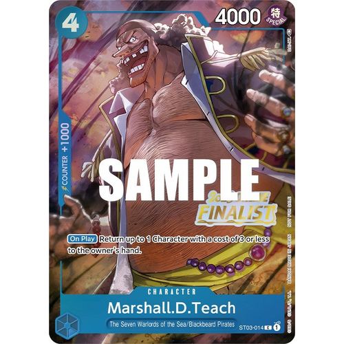 Marshall.D.Teach (Online Regional 2023) [Finalist] (ST03 - 014) [One Piece Promotion Cards] - PokéBox Australia