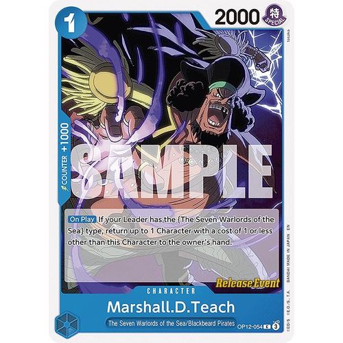 Marshall.D.Teach (OP12 - 054) (Legacy of the Master Release Event Cards) - PokéBox Australia