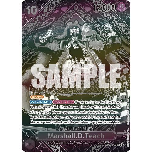 Marshall.D.Teach (SP) (Silver) (OP09 - 093) (Legacy of the Master) - PokéBox Australia