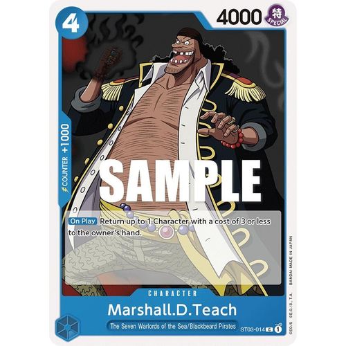 Marshall.D.Teach (ST03 - 014) [Starter Deck 3: The Seven Warlords of The Sea] - PokéBox Australia