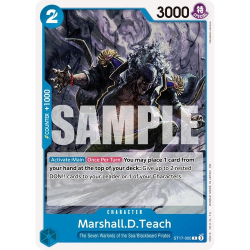 Marshall.D.Teach - ST17 - 005 (ST17 - 005) (Premium Booster - The Best - Vol. 2) - PokéBox Australia