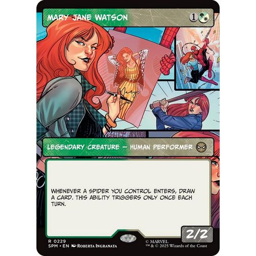 Mary Jane Watson (Borderless) (229) (Marvel's Spider - Man) - PokéBox Australia