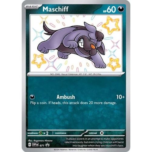 Maschiff - 071 (071) (SV: Scarlet & Violet Promo Cards) - PokéBox Australia