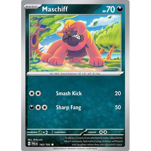 Maschiff (142/193) [SV02: Paldea Evolved] - PokéBox Australia