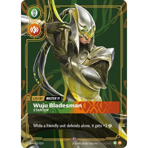 Master Yi - Wuju Bladesman (Starter) (019/024) (Origins: Proving Grounds) - PokéBox Australia