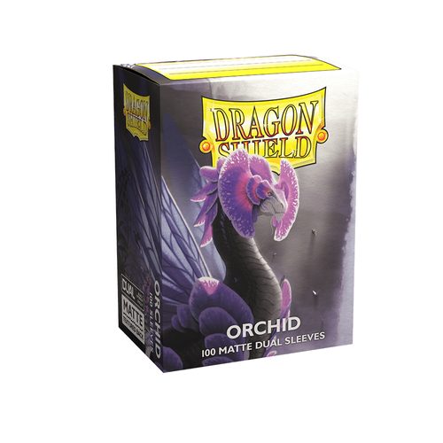 Dragon Shield - Standard Dual Matte Orchid Purple Sleeves 100 pack - PokéBox Australia
