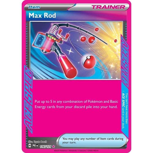 Max Rod (116/131) [SV: Prismatic Evolutions] - PokéBox Australia