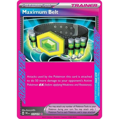 Maximum Belt (117/131) [SV: Prismatic Evolutions] - PokéBox Australia
