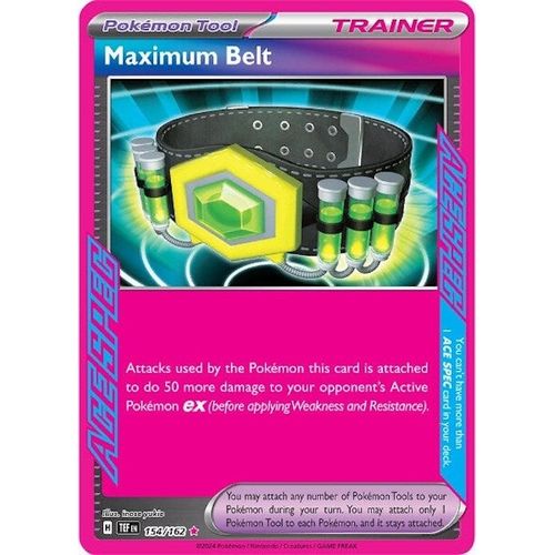 Maximum Belt (154/162) [SV05: Temporal Forces] - PokéBox Australia