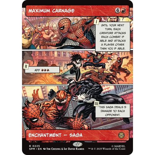 Maximum Carnage (Borderless) (225) (Marvel's Spider - Man) - PokéBox Australia