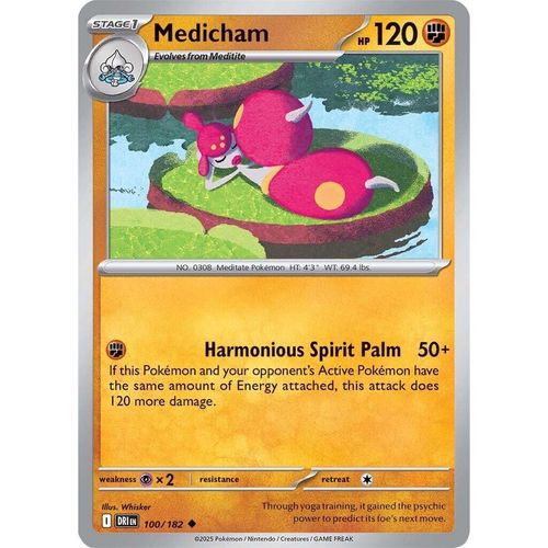 Medicham (100/182) (SV10: Destined Rivals) - PokéBox Australia