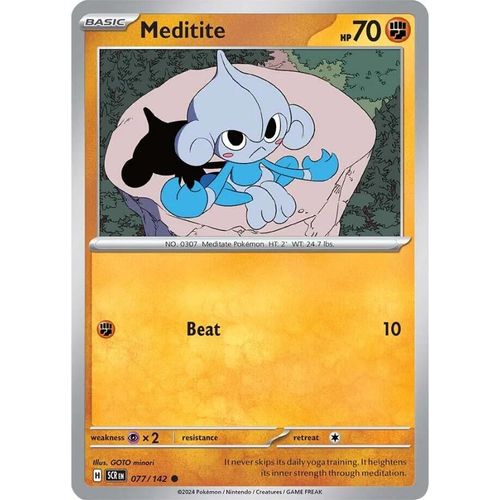 Meditite (077/142) [SV07: Stellar Crown] - PokéBox Australia