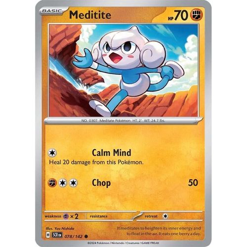 Meditite (078/142) [SV07: Stellar Crown] - PokéBox Australia