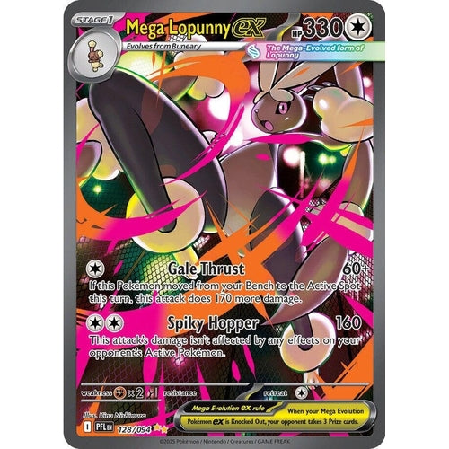 Mega Lopunny ex (128/094) (ME02: Phantasmal Flames) - PokéBox Australia