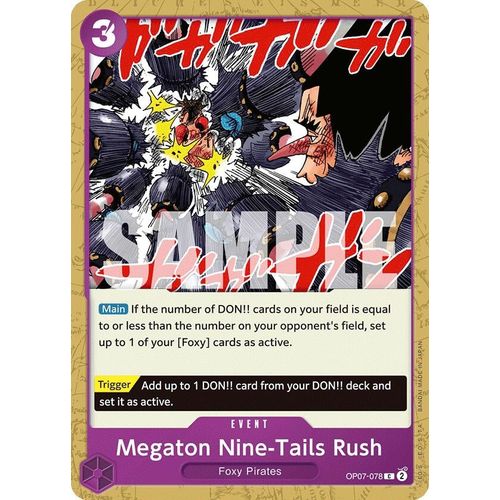 Megaton Nine - Tails Rush (OP07 - 078) [500 Years in the Future] - PokéBox Australia