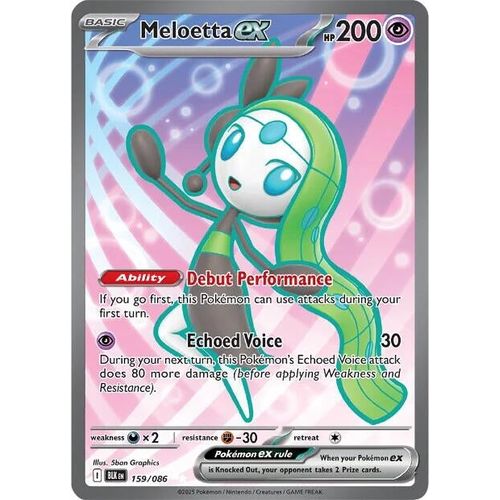 Meloetta ex (159/086) (SV: Black Bolt) - PokéBox Australia