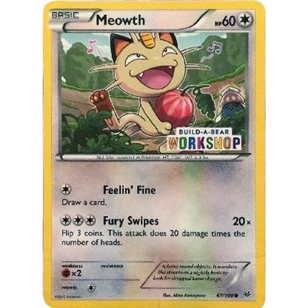 Meowth - 67/108 (Build - A - Bear Workshop Exclusive) (067/108) (Miscellaneous Cards & Products) - PokéBox Australia
