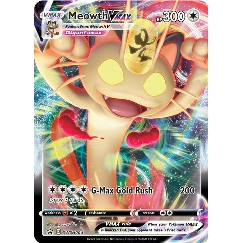 Meowth VMAX - SWSH005 (SWSH005) (SWSH: Sword & Shield Promo Cards) - PokéBox Australia
