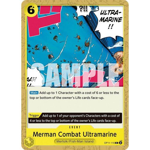 Merman Combat Ultramarine (OP11 - 116) [A Fist of Divine Speed] - PokéBox Australia