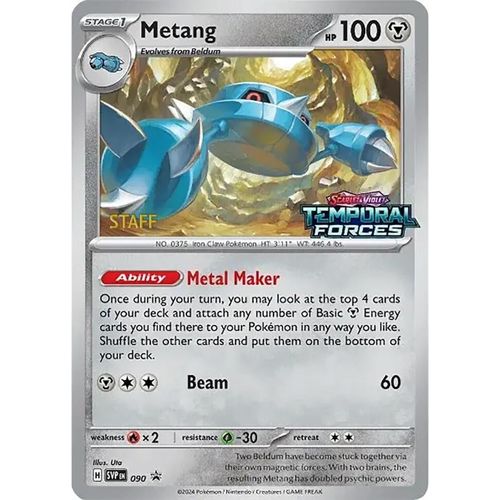 Metang - 090 (Prerelease) [Staff] (090) (SV: Scarlet & Violet Promo Cards) - PokéBox Australia