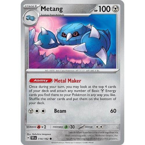 Metang (114/162) [SV05: Temporal Forces] - PokéBox Australia